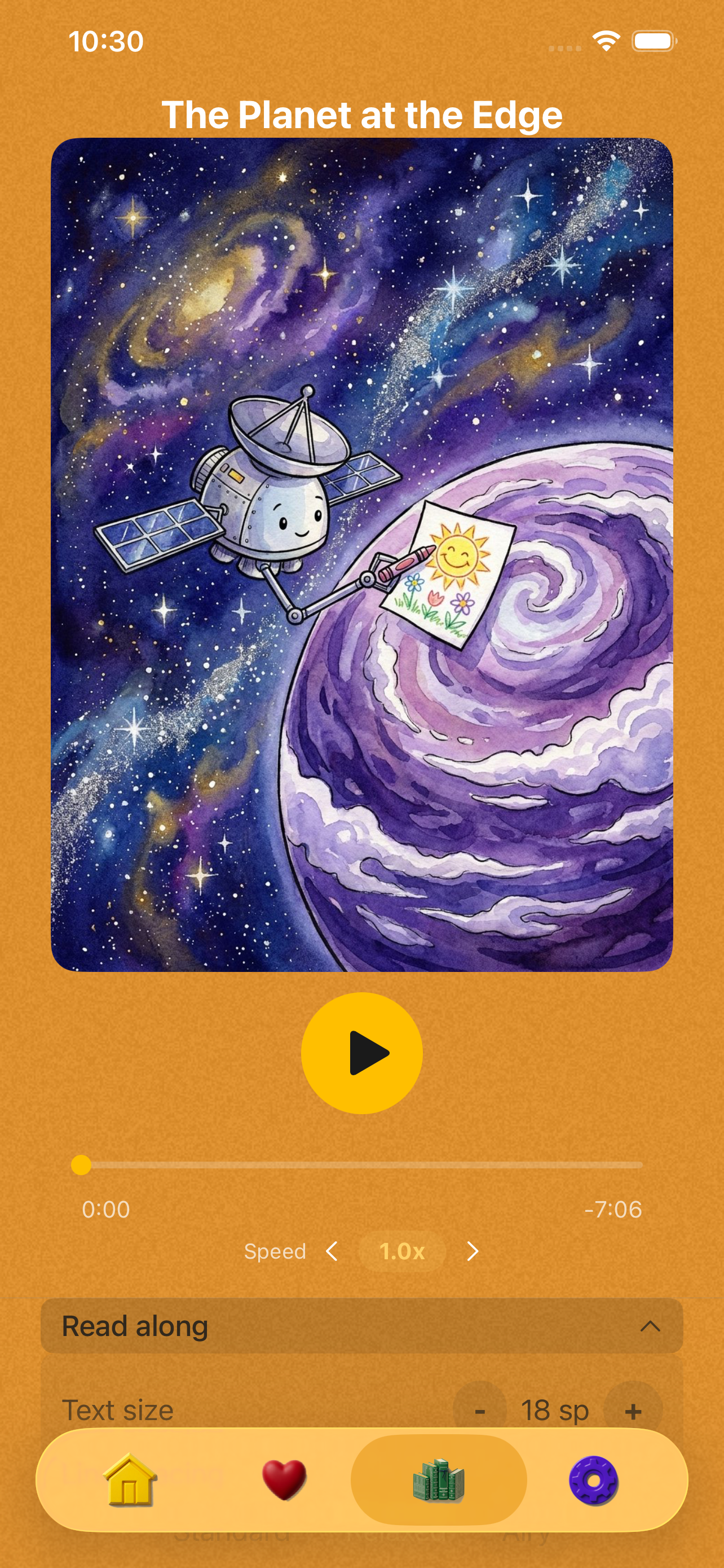 iOS Story screen